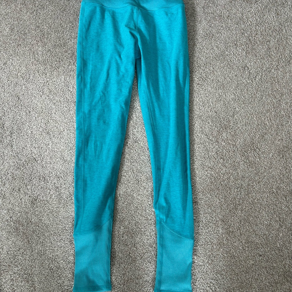 ALO Yoga Bright Teal Seamless Leggings